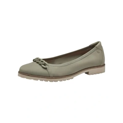 Afbeelding van Tamaris Ballerina&#039;s, Dames, Maat: 37, Sage Leer