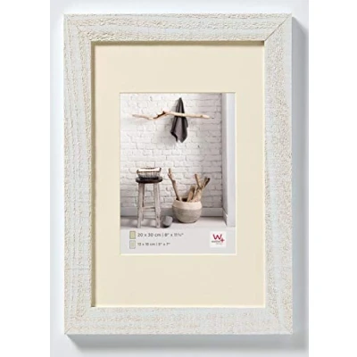 Image de walther design cadre photo blanc polaire 40 x 50 cm avec passe partout, Home en bois HO050V
