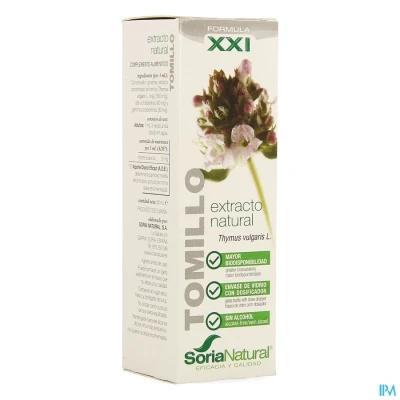 Image de Soria Thymus Vulgaris Xxi Extr.glyc 50ml