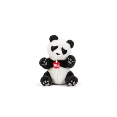 Afbeelding van Trudi Classic knuffel Panda Kevin 21 cm Hoge kwaliteit pluche Knuffeldier voor jongens en meisjes Wit Zwart 16x21x12 maat S