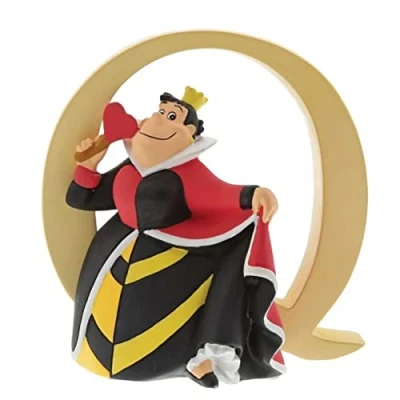 Afbeelding van Disney Alfabet Letter Q &#039;Q&#039; als in Queen of Hearts (Hartenkoningin) uit Alice Wonderland