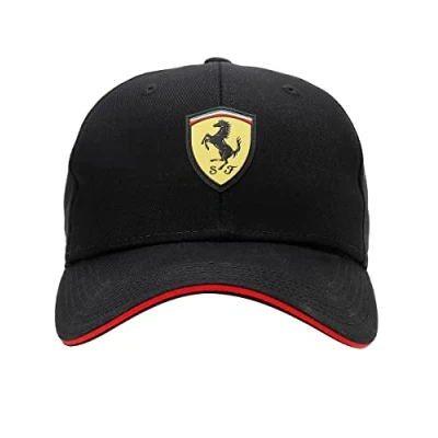 Afbeelding van PUMA Scuderia Ferrari Klassieke pet voor kinderen, zwart.