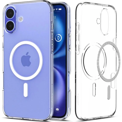 Afbeelding van Spigen Liquid Crystal MagFit mobiele telefoon behuizingen 17 cm (6.7&quot;) Hoes Transparant