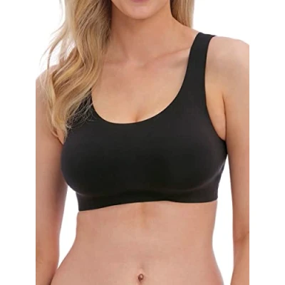 Afbeelding van Fantasie Smoothease slip bralette met softcups, zwart.