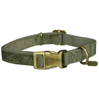 Afbeelding van Designed by Lotte Hondenhalsband Velura Groen 48 70cmx25mm