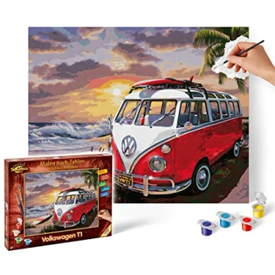 Afbeelding van Volkswagen T1 Schipper 40 x 50 cm