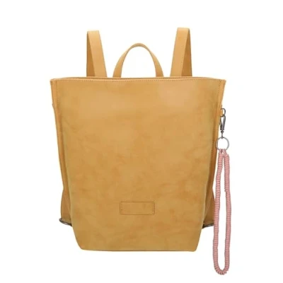 Afbeelding van Fritzi aus Preußen Vrije tijd Rugzak Fritzi33N Vintage Backpack Honey Mustard Mosterdgeel