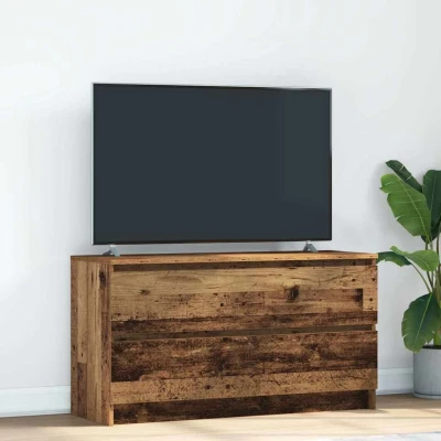 Afbeelding van vidaXL Tv meubel 100x35x54 cm bewerkt hout oud houtkleurig