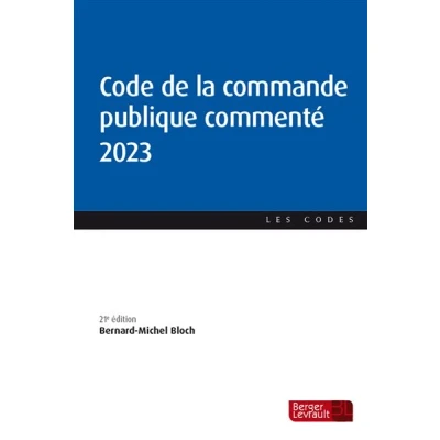 Image de Code de la commande publique commenté 2024 (22e éd.)