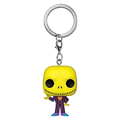 Afbeelding van Funko Pocket Pop! Sleutelhanger: The Nightmare Before Christmas Jack Skellington (Blacklight)