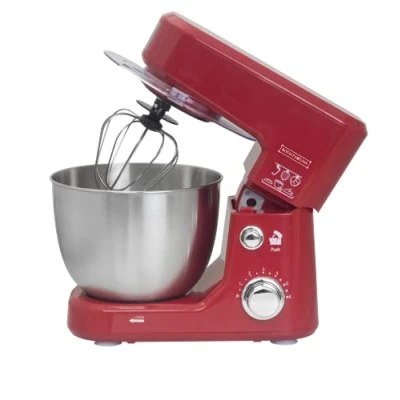 Afbeelding van Royalty Line® PKM700 Keukenmachine Keukenrobot 500W Keukenmixer met 6 Snelheidsstanden 4 Liter Rood