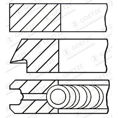 Afbeelding van Goetze Engine Zuigerveren 08 140807 00