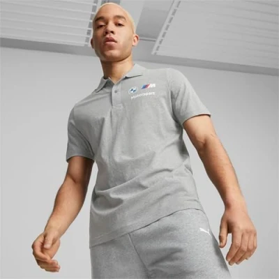 Afbeelding van PUMA BMW M Motorsport poloshirt voor heren, Medium Grijs Heather