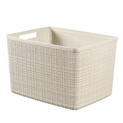 Afbeelding van Curver Opbergmand Jute Look 17L Cr&Egrave;Me