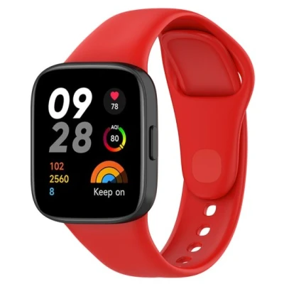 Afbeelding van Siliconen bandje Rood Xiaomi Redmi Watch 3