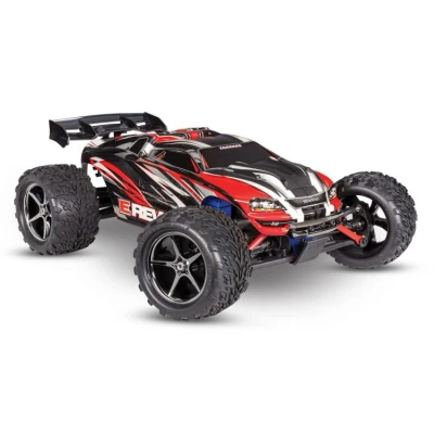 Afbeelding van Traxxas revo 1/16, Brushed met accu en usb c lader rood