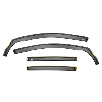 Afbeelding van iSpeed 4 stuks windschermen voor Volkswagen VW Passat B6/B7 5 deurs stationwagen 2005 2014 Houd je auto geventileerd in de regen vermindert windturbulentie getint kanaaltype