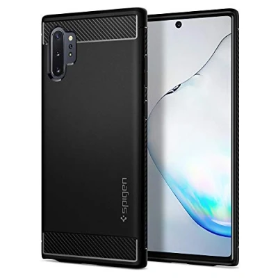 Afbeelding van SPIGEN RUGGED ARMOUR GALAXY NOTE 10+ PLUS MAT ZWART