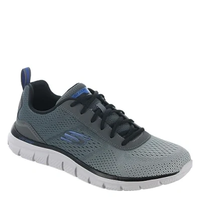 Afbeelding van Skechers Sport Track Sneakers laag charcoal/black, Heren, Maat: 45.5, Charcoal/black Polyester