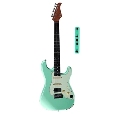 Afbeelding van Mooer Audio GTRS Standard 800 Intelligent Guitar Surf Green ST Style elektrische gitaar