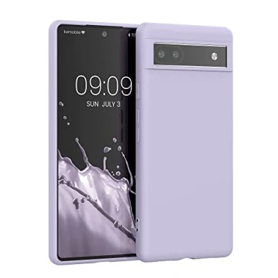 Afbeelding van kwmobile telefoonhoesje geschikt voor Google Pixel 6a Hoesje smartphone Back cover in lavendel
