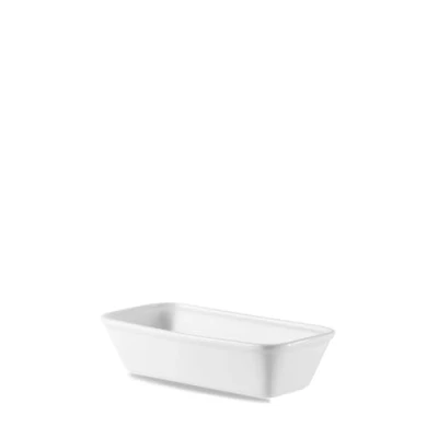 Afbeelding van Churchill Counter Serve Rechthoekige Ovenschalen 12x25cm (4 Stuks) CA948 Restaurant Hotel Professioneel