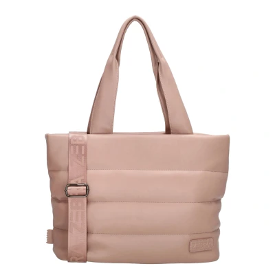 Afbeelding van Zebra Trends Evie Shopper Schoudertas Oudroze