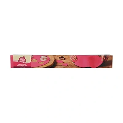 Afbeelding van FunCakes Uitgerolde Fondant Disc Donkerroze 430g Rolfondant