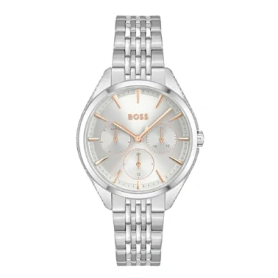 Afbeelding van BOSS SAYA Horloge silvercoloured, Dames, Maat: One Size, Silver coloured