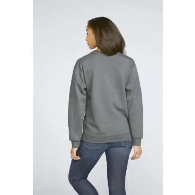 Afbeelding van Gildan Sweater ronde hals Midweight Softstyle GISF000 Charcoal