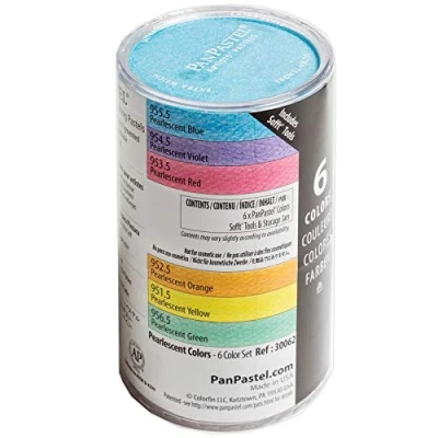 Afbeelding van Colorfin PP30062 Pastelset, ultrazacht, parelmoer, 9 ml, 6 kg