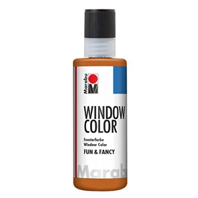 Image de Marabu window color fun &amp; fancy, 80 ml, marron clair,