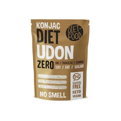 Afbeelding van DIET FOOD Udon konjac noedels caloriearme glutenvrije Aziatische koolhydraatarme keto veganistische halal gemaakt van conjac meel