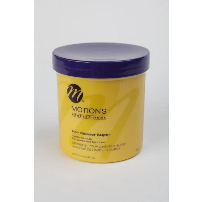 Afbeelding van Motions Professional Hair Smooth &amp; Straighten Relaxer Super 425 gr