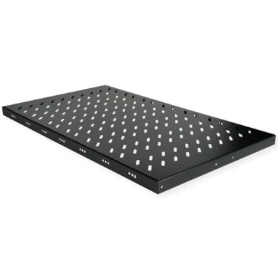 Afbeelding van ROLINE 19 inch plank 1 U, 770 mm diep 50 kg zwart