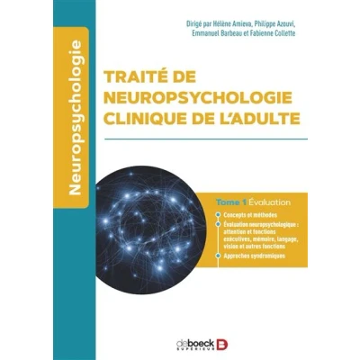 Image de Traité de neuropsychologie clinique l’adulte