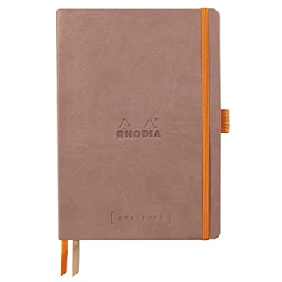 Afbeelding van Rhodia Goalbook Dotted A5 Softcover Bois de Rose