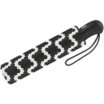 Afbeelding van ESPRIT Easymatic Light Flower Rain Zakparaplu, Billow Black, Modern