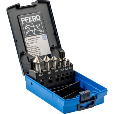 Afbeelding van PFERD SET KES HSSE DIN 335 C90 6 25202157 Kegelverzinkboorset HSS 1 stuk(s)