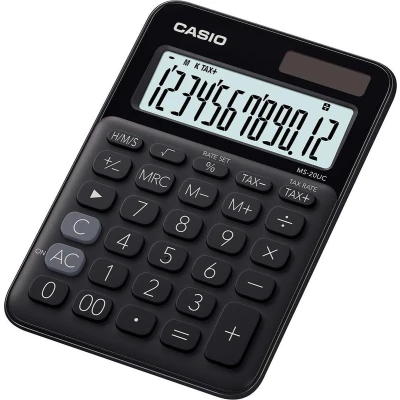 Afbeelding van Rekenmachine Casio MS 20UC zwart