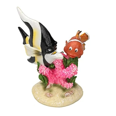 Afbeelding van Aqua Della Aquariumdecoratie Vissen Clownfish 3 9,2x7,8x10cm 1st