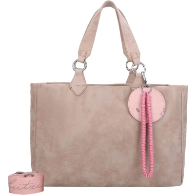 Afbeelding van Fritzi aus Preußen IZZY Vintage 42 CM Handtas, Dames, Maat: One Size, Taupy