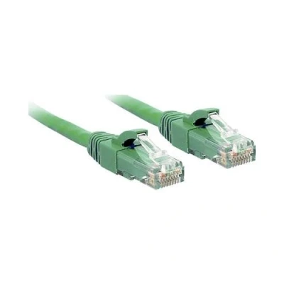 Image de Lindy Cordon de raccordement RJ 45 (M) pour 3 m UTP CAT 6 moulé sans crochet bloqué vert