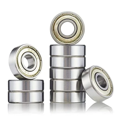 Afbeelding van Set van 10 kogellagers 8x22x7 608ZZ 608 skateboard ABEC 7 lagers