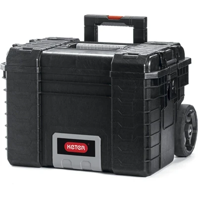 Afbeelding van Keter Gear cart mobiele gereedschapskoffer 22&quot; Zwart