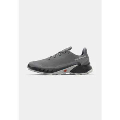 Afbeelding van Salomon Alphacross 5 Trail hardloopschoenen, Heren, Maat: 42, Pewter/black/ghost gray Textiel/ synthetisch