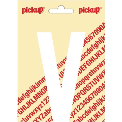 Afbeelding van Plakletter Nobel Sticker witte letter V Pickup