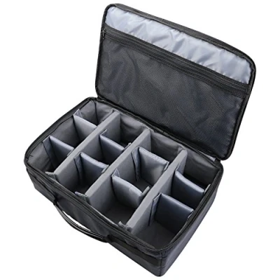 Afbeelding van HMF 18442 02 transportkoffer, camerabehuizing, spiegelcameratas, afzonderlijke vakken, 44 x 28 18 cm
