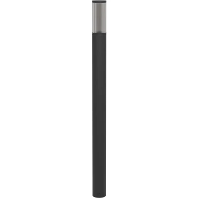 Afbeelding van EGLO Salle Sokkellamp Staande lamp Buiten E27 110 cm Smoke Zwart