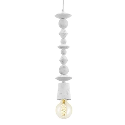 Afbeelding van EGLO Vintage Avoltri Hanglamp 1 Lichts Patina Wit